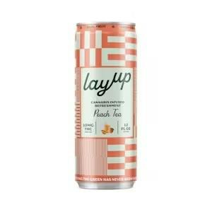 Peach Tea -LAY UP- Infused Beverage 10MG THC
