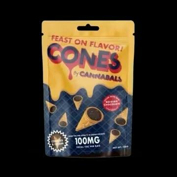 Cookies & Cream - CANNABALS- Cones 100mg 10Ct