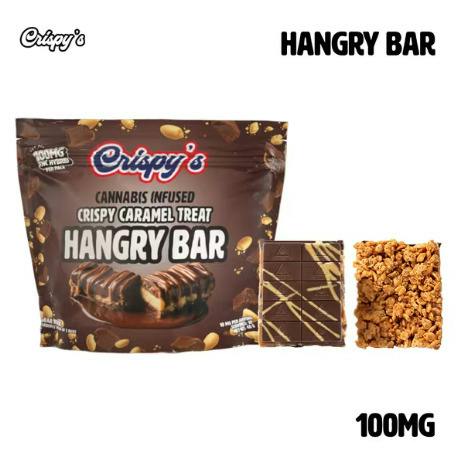 Caramel Hangry Bar -Crispy's -100MG Crispy Marshmallow Treat