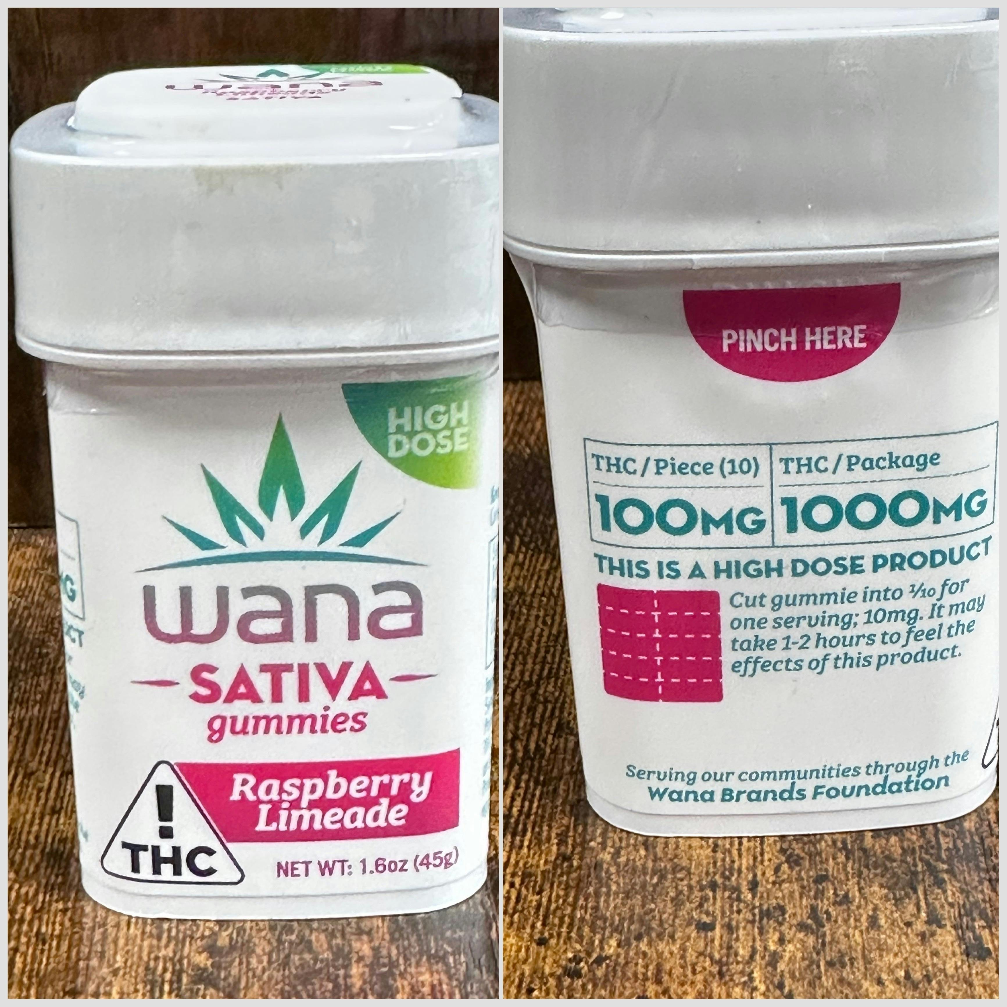 Raspberry Limeade | 1000mg | Wana