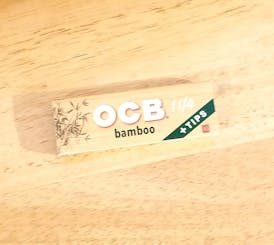 OCB - 1 1/4 Papers w/tips - Bamboo