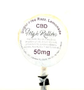 High Rollers - CBD Lollipops - SF Razz. Lemonade CBD - 50mg