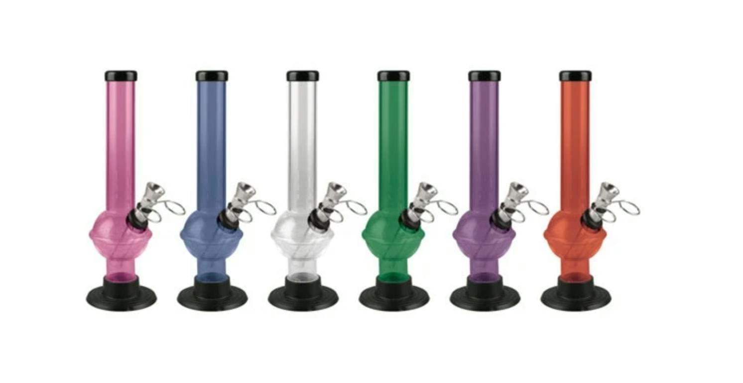High Rollers - UFO Base Acrylic Water Pipe 8"