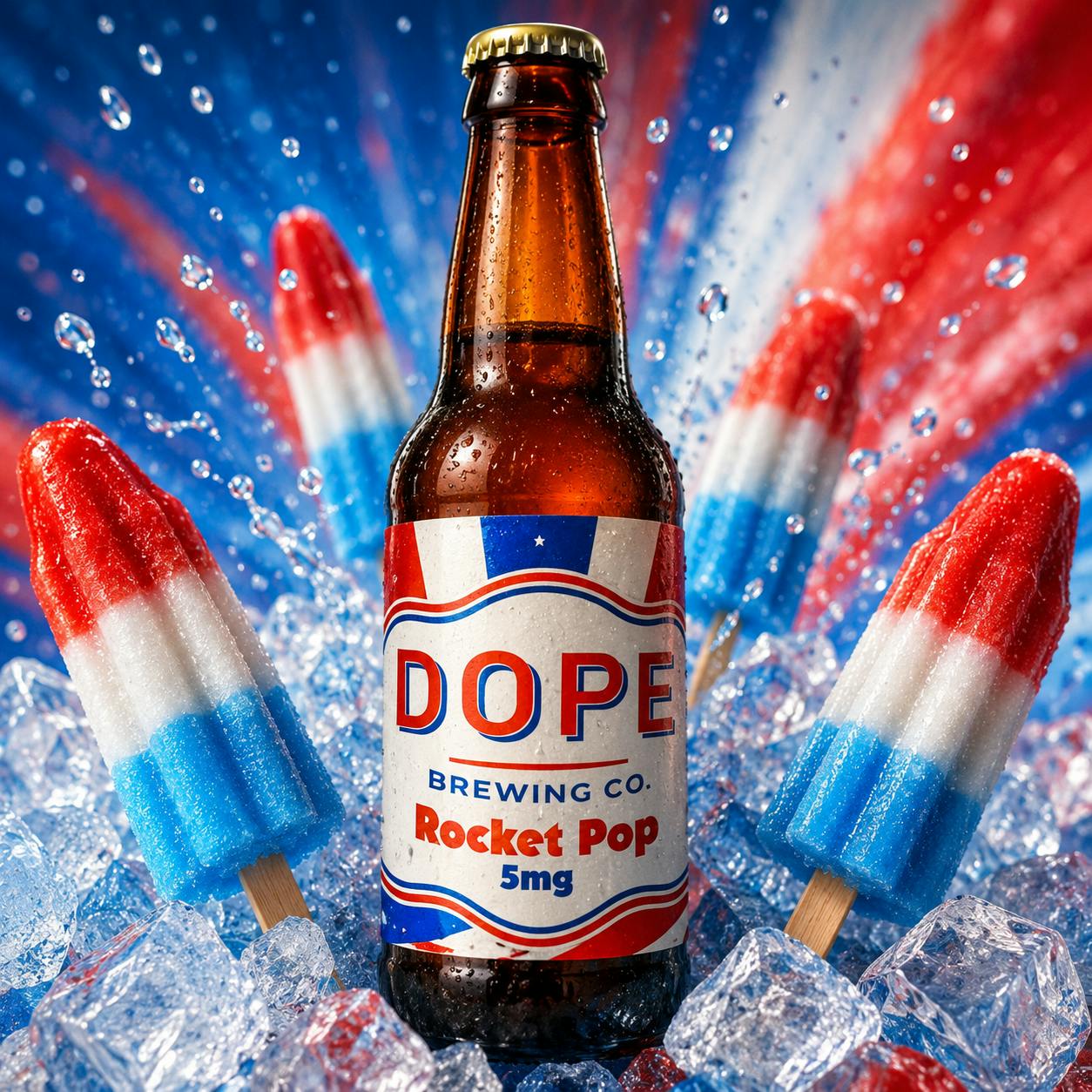 Dope Brewing - Drinks - Soda Rocket Pop - 5mg