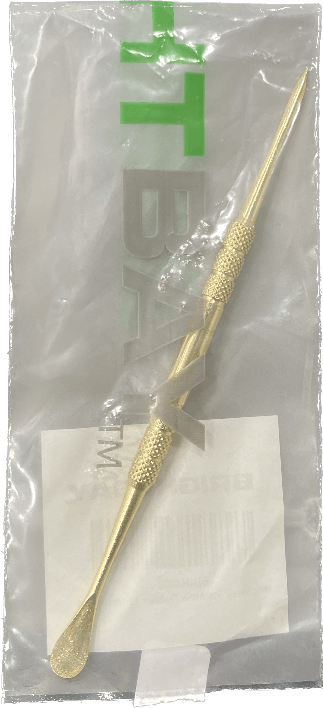 BrightBay Stainless Steel Dabber 120mm Gold