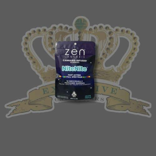 Grape NiteNite Indica 10-Pack Gummies by Zen Cannabis