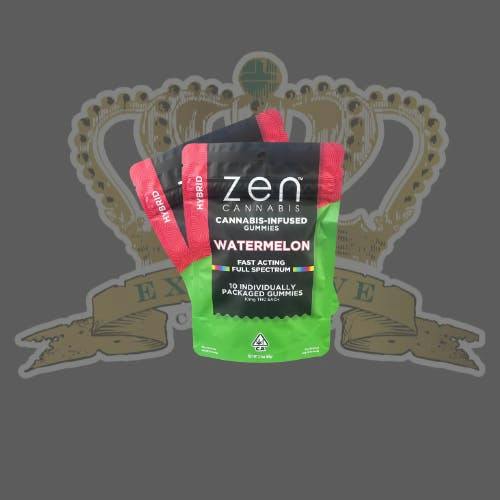 Watermelon Hybrid Single Gummy by Zen Cannabis