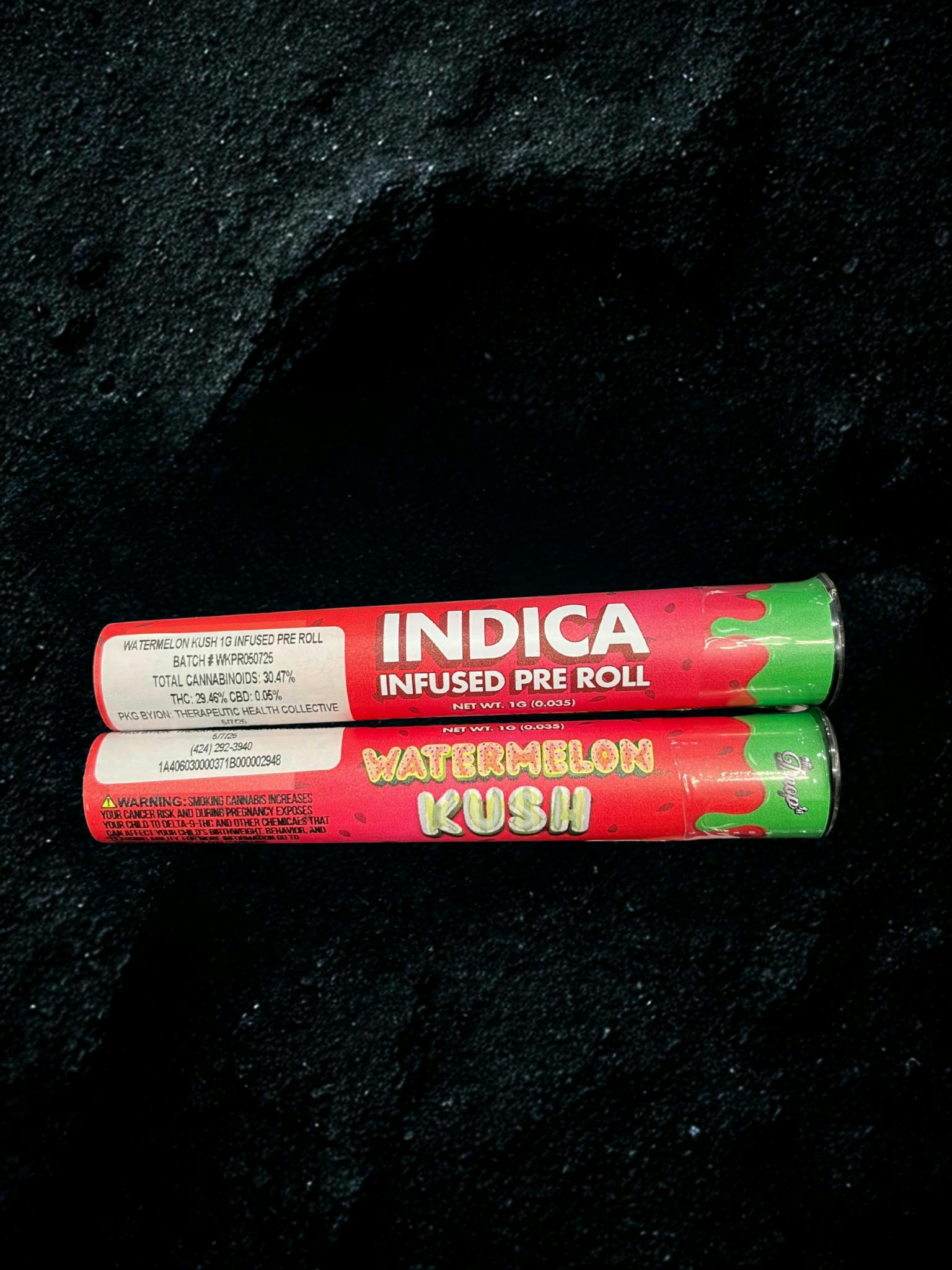 The Drop LA - Watermelon Kush Infused 1G Pre Roll