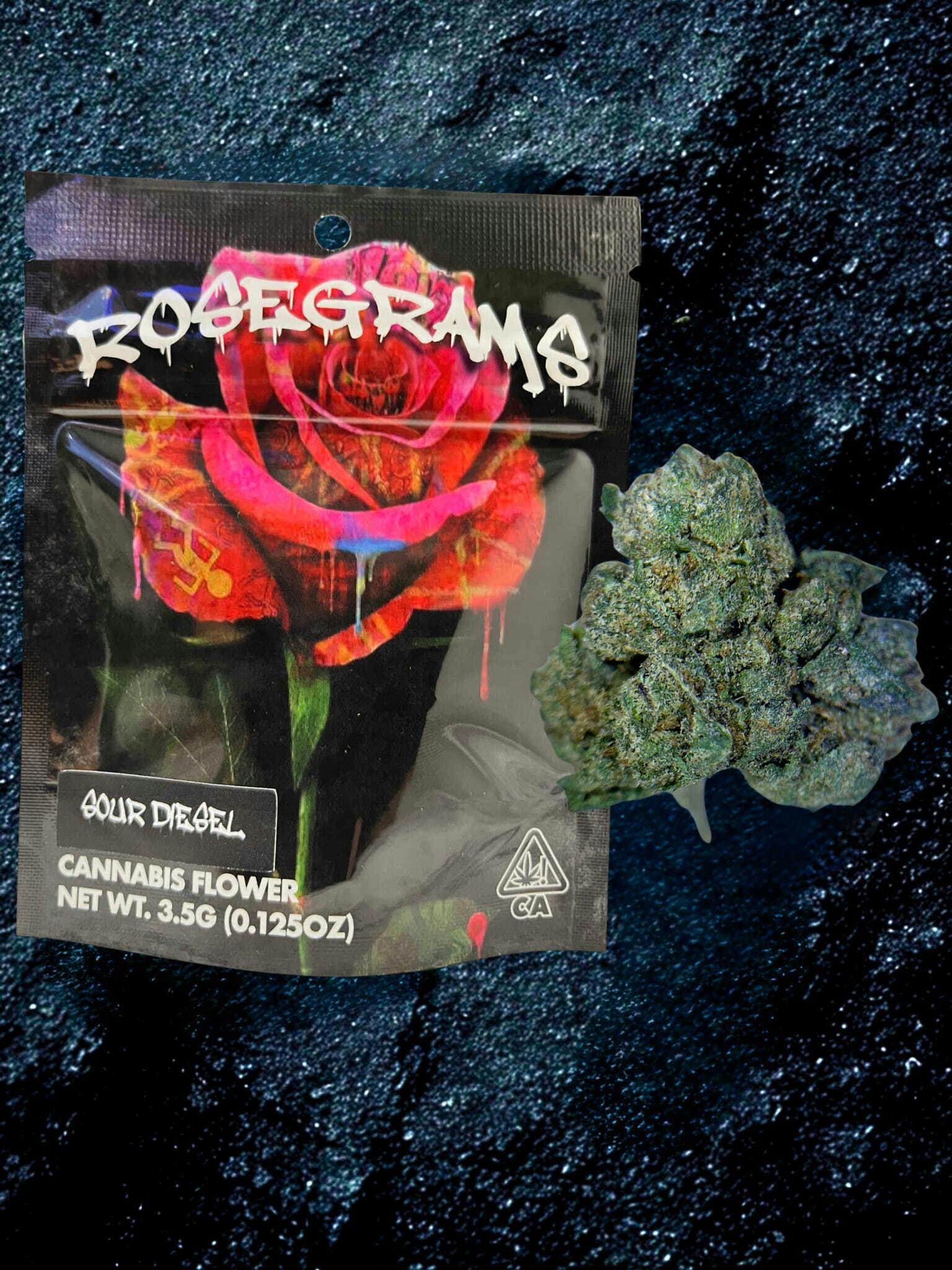 Rosegrams - Sour Diesel 3.5g - 3.5 items