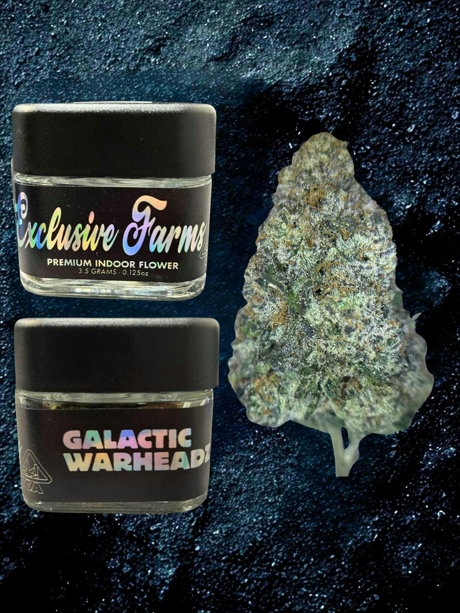 Exclusive Farms - Galactic Warheads 3.5G Jar - 3.5 items
