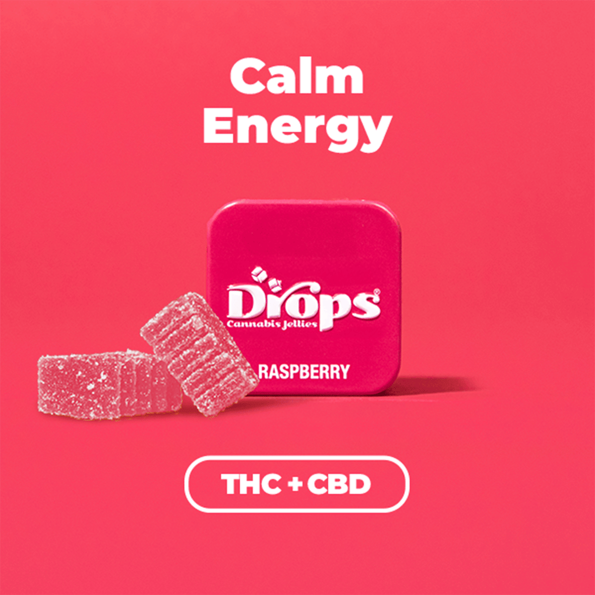 Drops Candies - Raspberry - Single 2pc