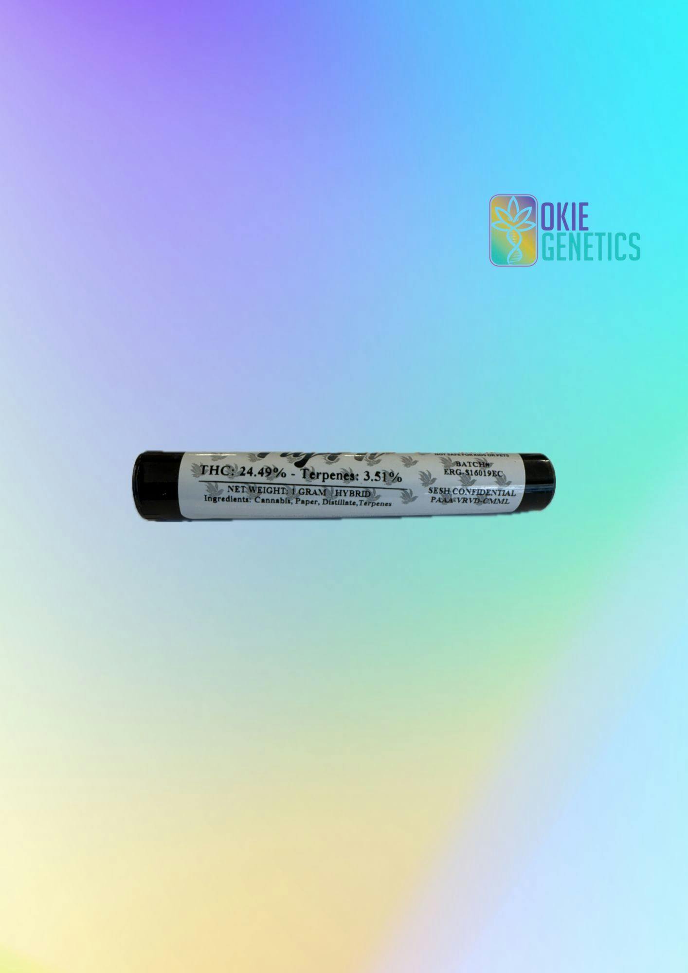 Distillate & Terp Infused Preroll - Sub 1 (infused with Ecto Cooler) - 1 gram