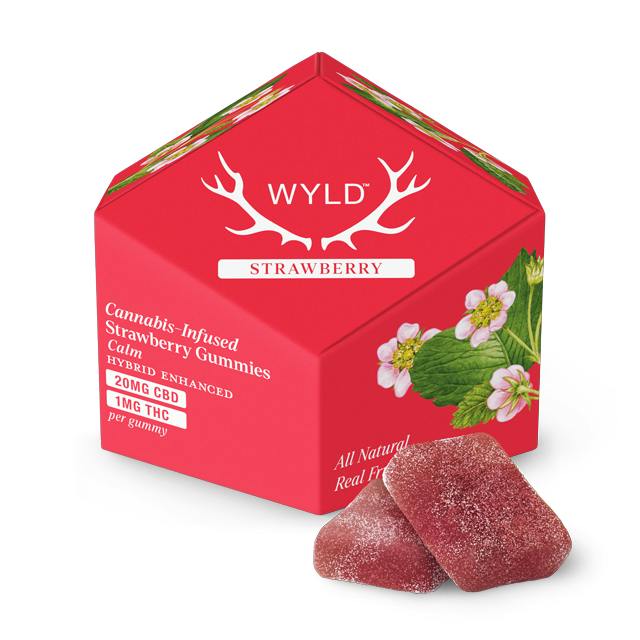WYLD | STRAWBERRY 20:1 CBD:THC GUMMIES | 200MG