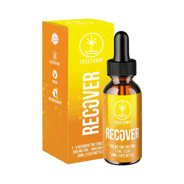 TREETOWN | RECOVER 1:5 THC:CBG TINCTURE | 200MG:1000MG