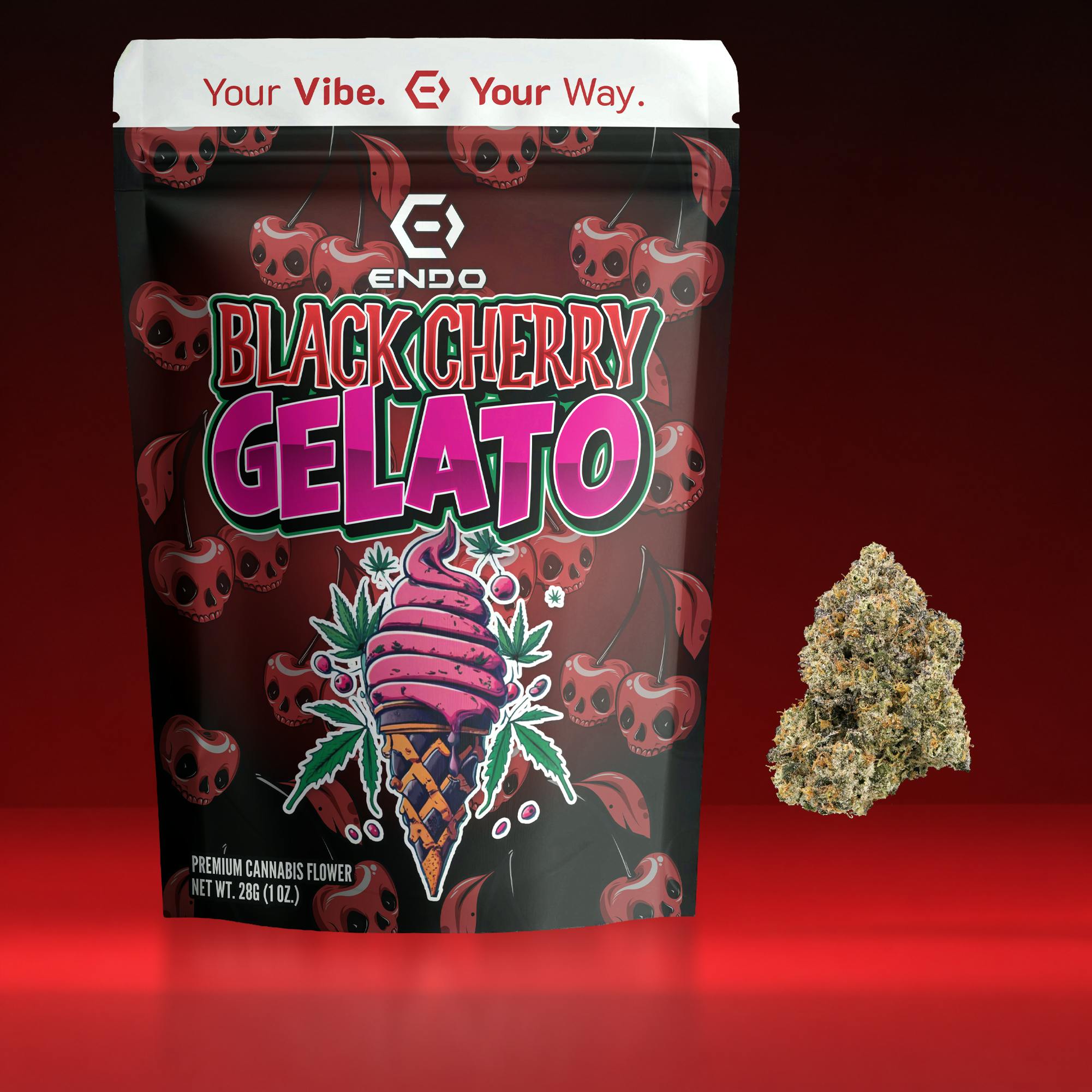 ENDO | BLACK CHERRY GELATO | 28G