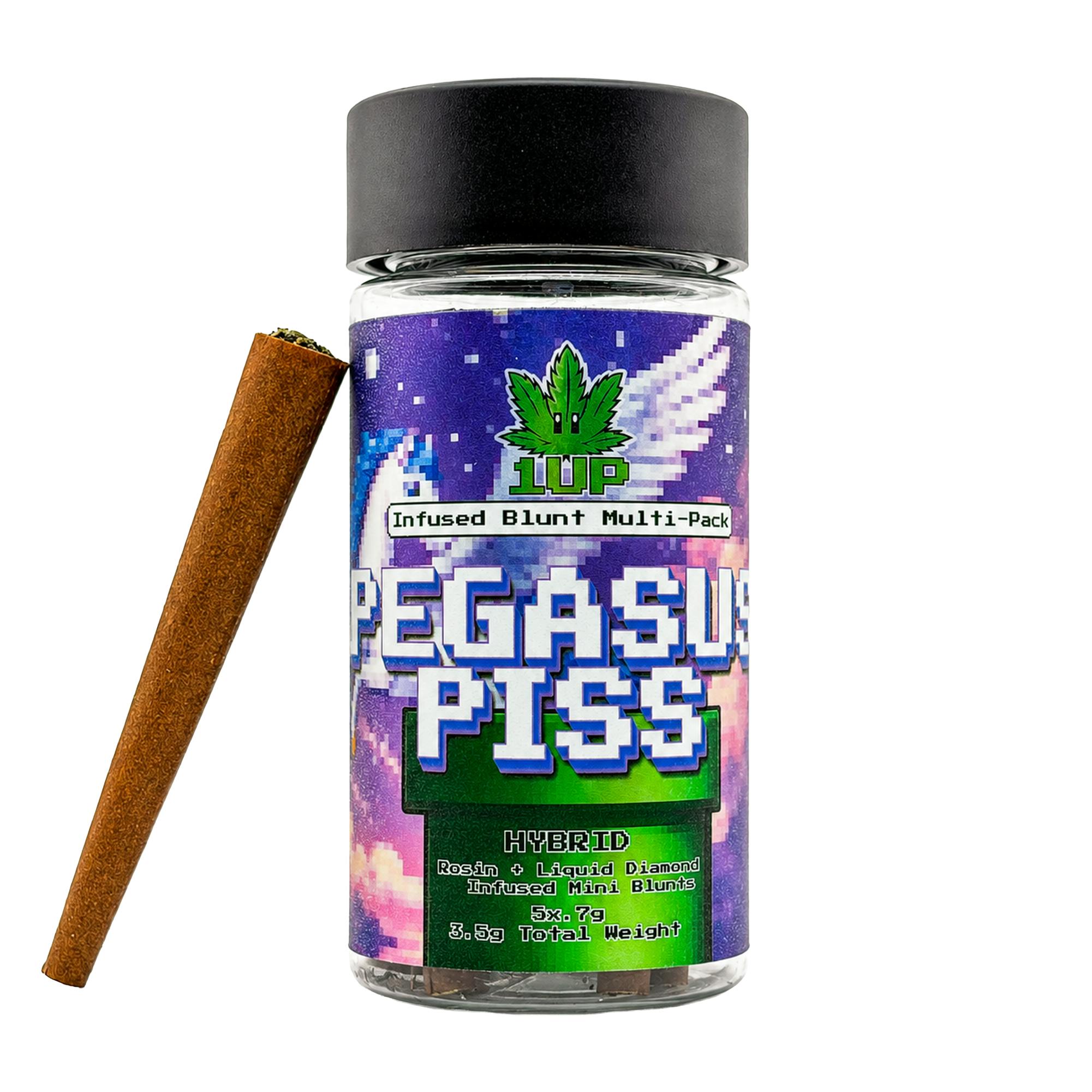 1UP | PEGASUS PISS INFUSED MINI BLUNT 5PK | PREROLLS | 3.75G