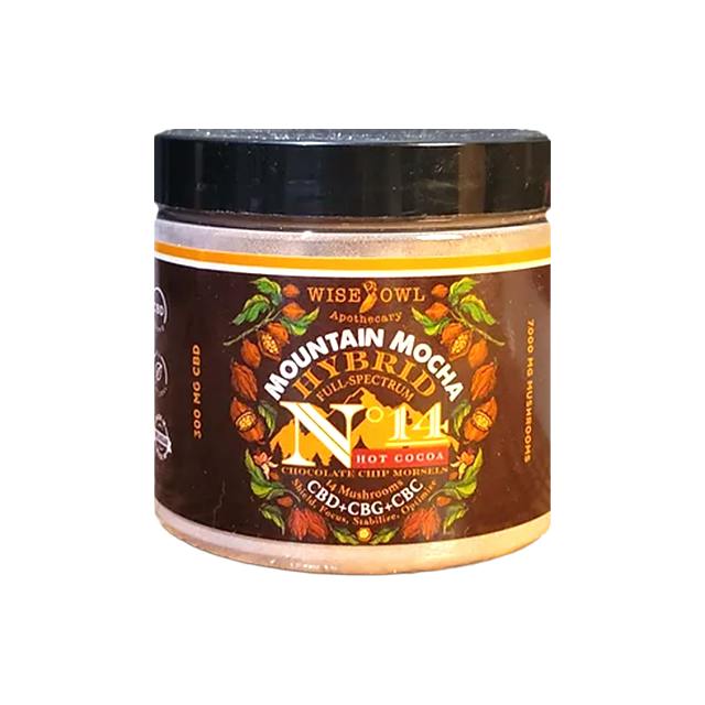 WISE OWL | MOUNTAIN MOCHA | CBD+CBG+CBC NO.14 MUSHROOM | 300MG