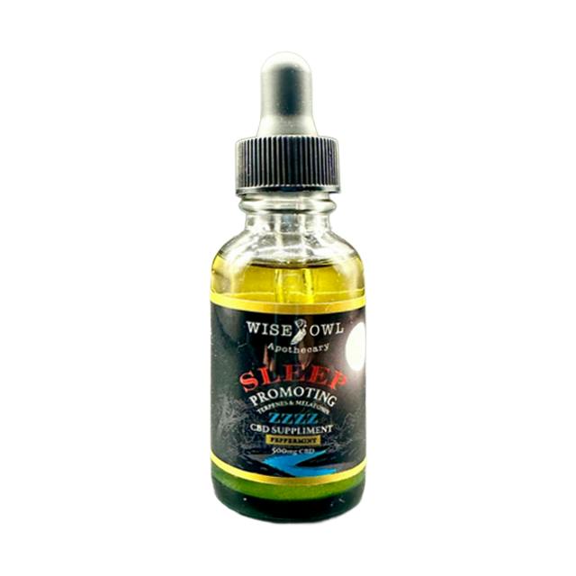 WISE OWL | CBD+MELATONIN SLEEP | TINCTURE | 500MG