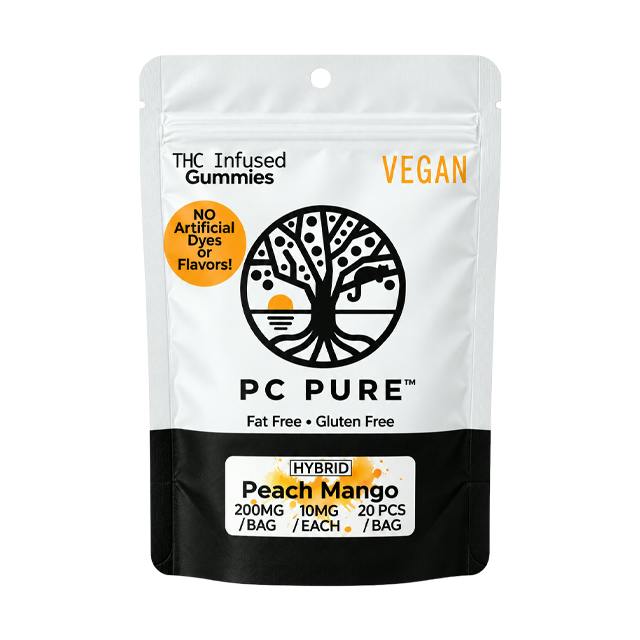 PC PURE | PEACH MANGO GUMMIES | 200MG