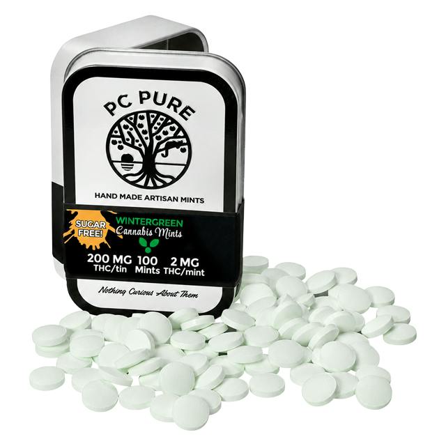 PC PURE | WINTERGREEN MINTS | 100MG
