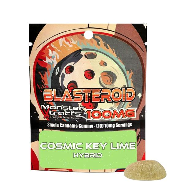 MONSTER XTRACTS | COSMIC KEY LIME BLASTEROID GUMMY | 100MG