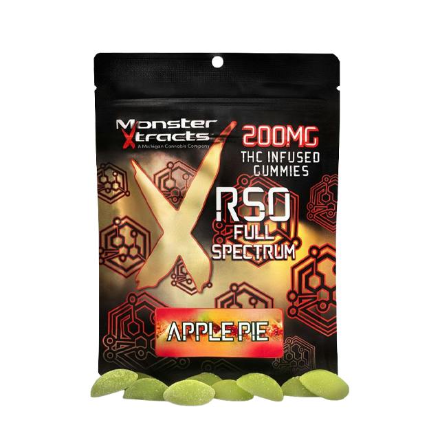 MONSTER XTRACTS | APPLE PIE RSO GUMMIES | 200MG