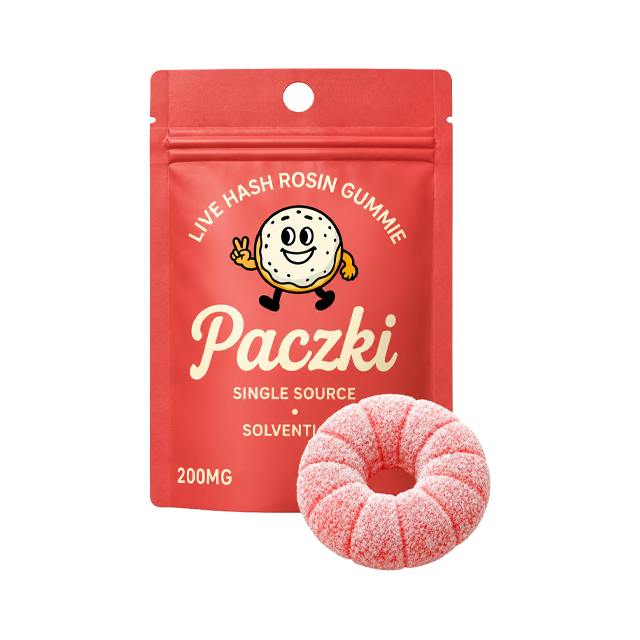 PACZKI | STRAWBERRY LIVE ROSIN GUMMIES | 200MG