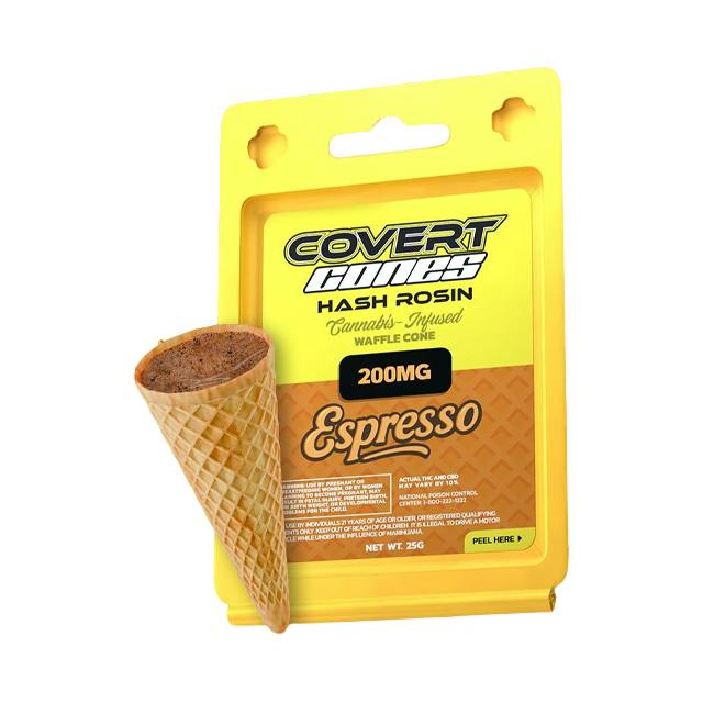 COVERT CUPS | ESPRESSO ROSIN CONES | 200MG