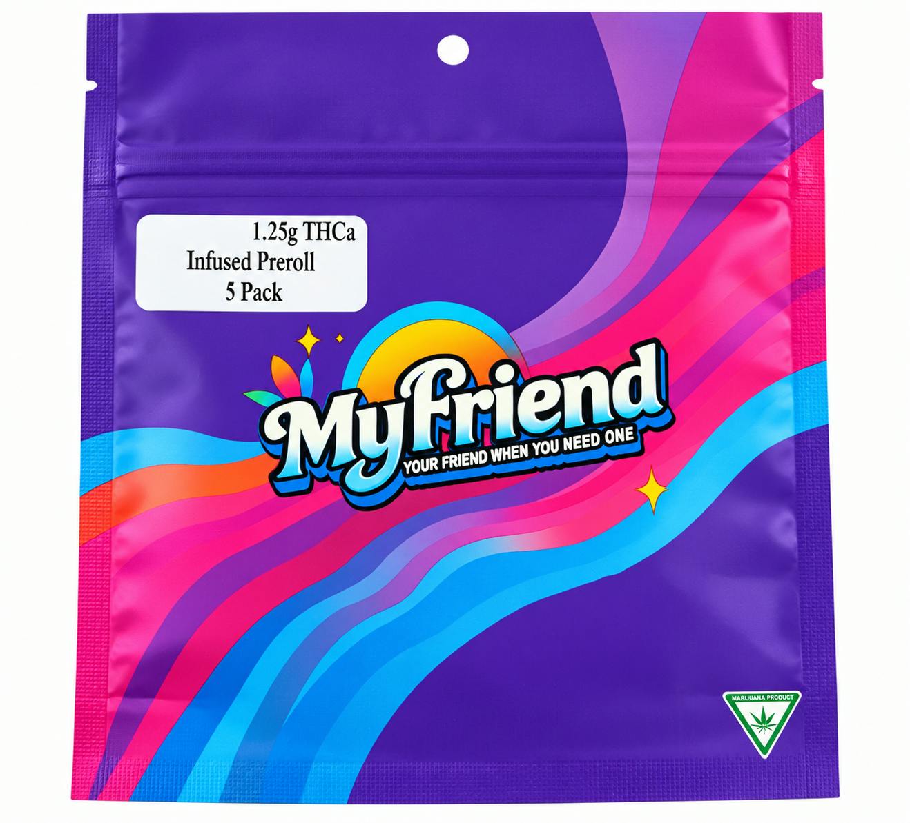 MY FRIEND | CHERRY DROP | THCA INFUSED | 5PK | PREROLLS | 6.25G