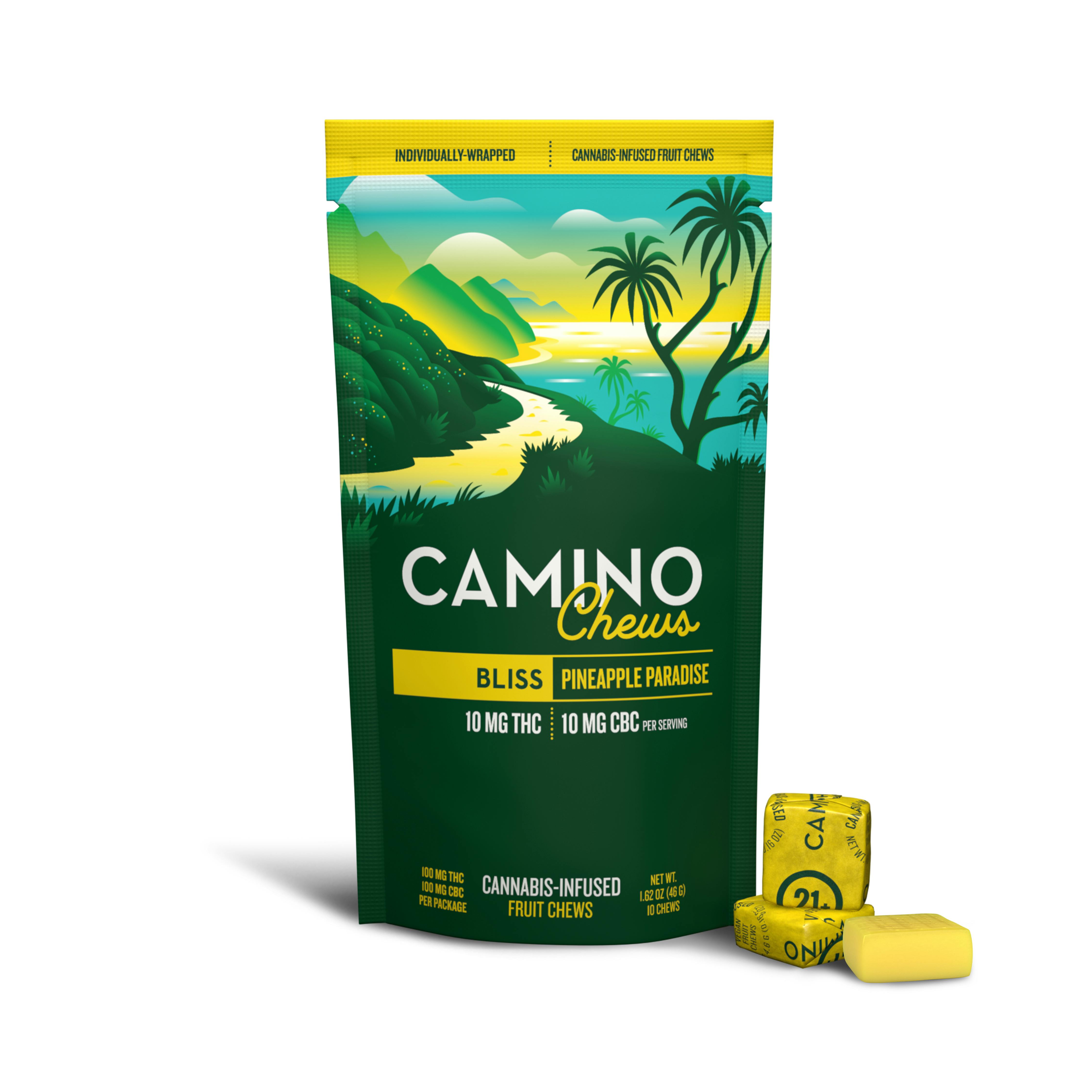 Camino Chews | Pineapple Paradise "Bliss" 10:10 Gummies