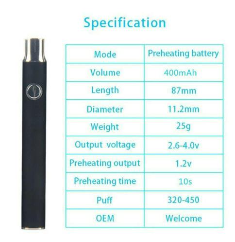 510 Battery - 350 MaH - Assorted cannabis product
