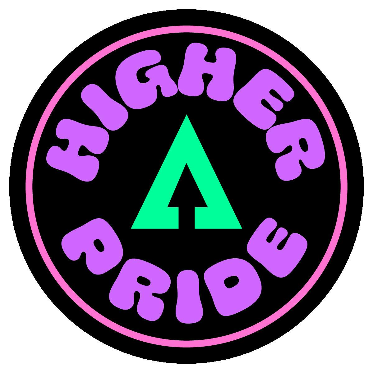 Higher Pride Circle Sticker
