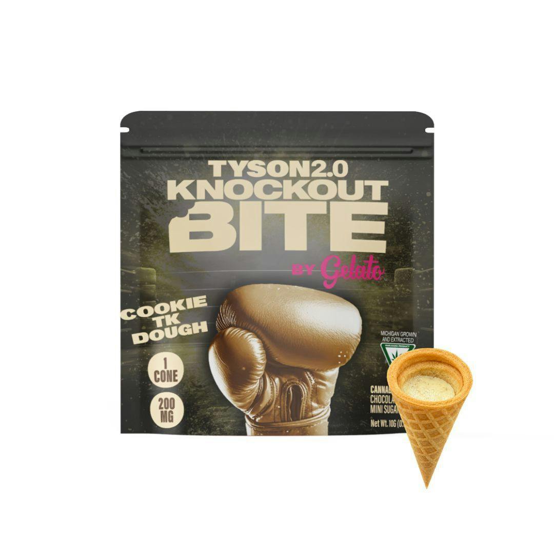 Tyson 2.0 x Gelato Knockout - Knockout Cone - 200mg - 1 Cone - Cookie TK Dough