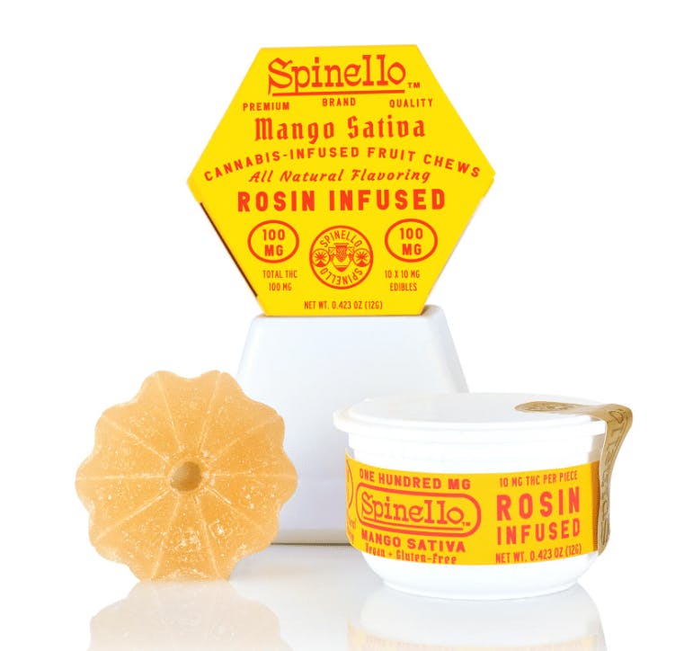 Spinello - Rosin Fruit Chews | 100mg | Mango - Gummy