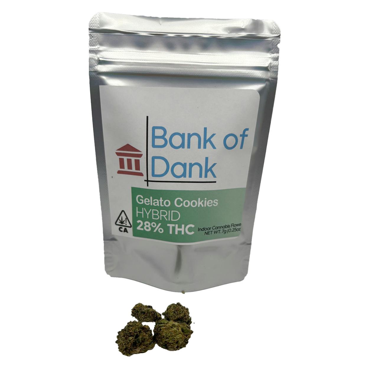 Bank of Dank - Gelato Cookies Indoor Flower Smalls 7g