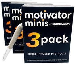 Cannavative Mini Motivator Jack & Cake Infused Minis 0.5g ea | 3-Pack