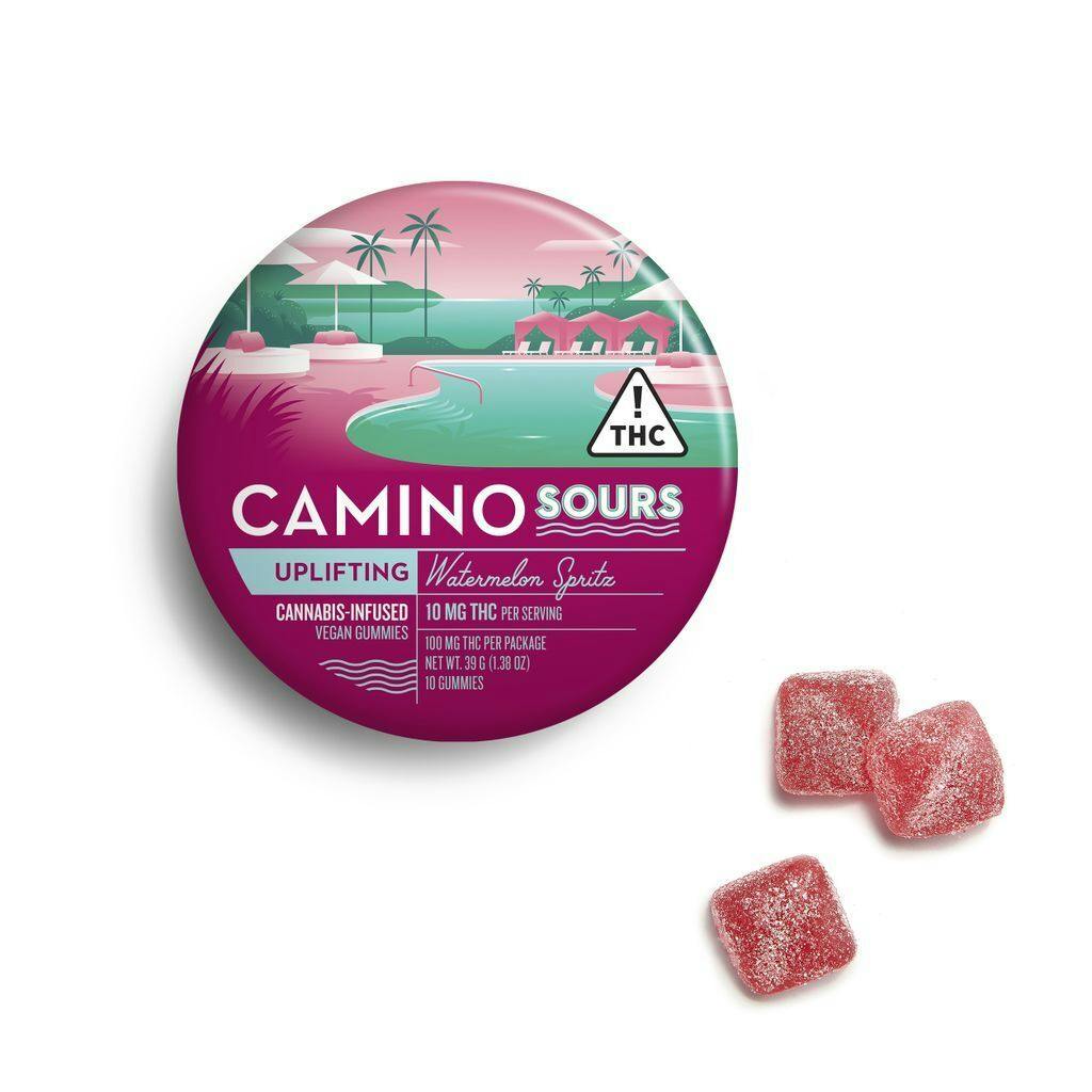 Camino Watermelon Spritz Gummies 10mg ea | 10-Pack