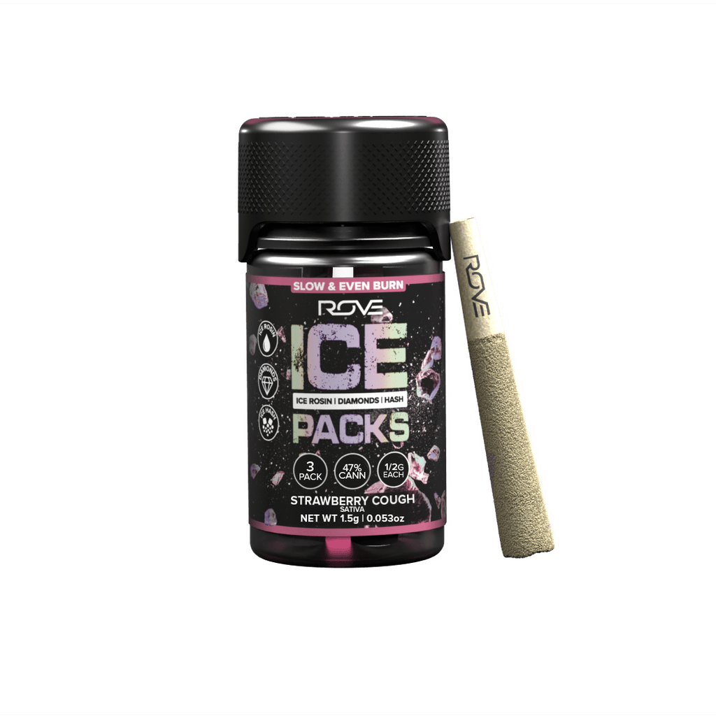 Strawberry Cough | Infused Ice Packs (Rosin, Hash, and Diamonds) | 3x 0.5g