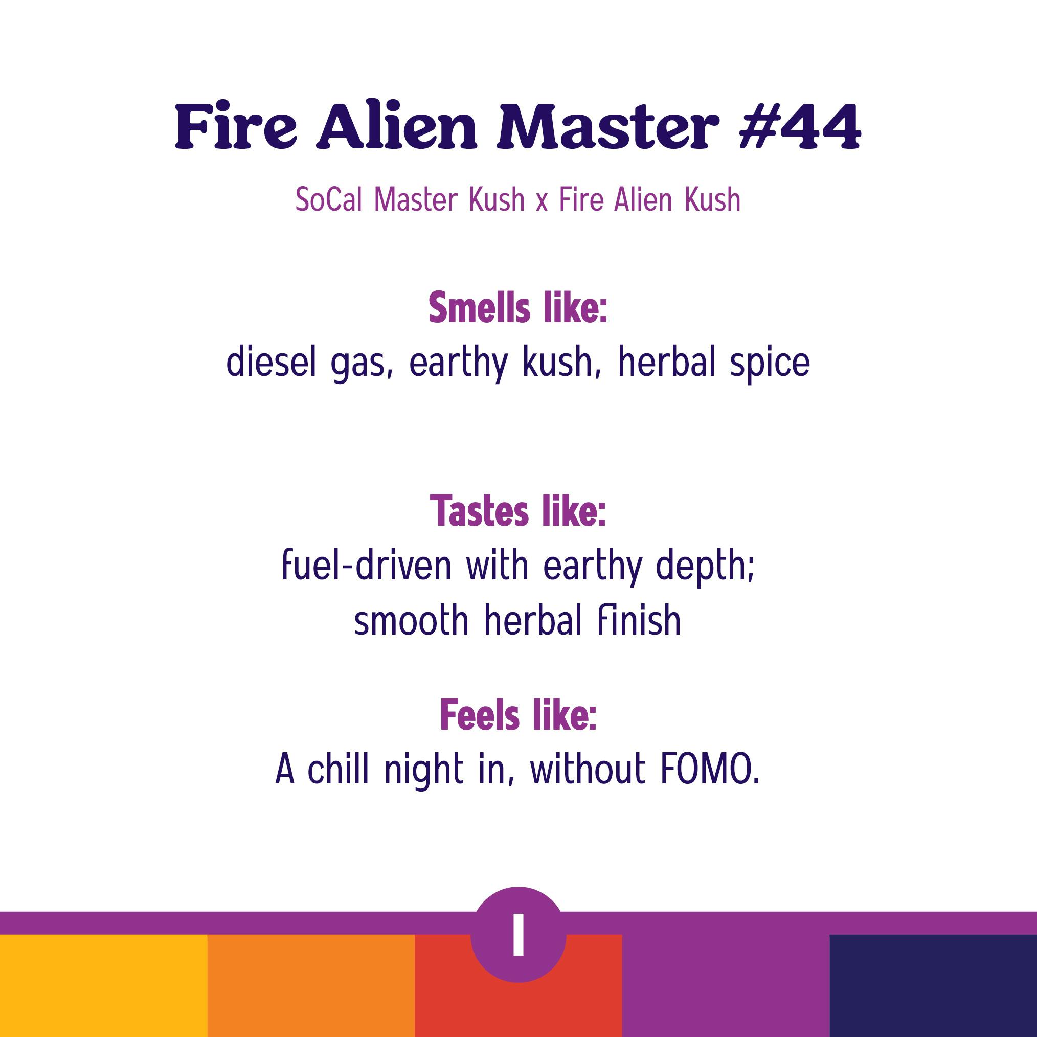 Fire Alien Master #44 Pre-Roll