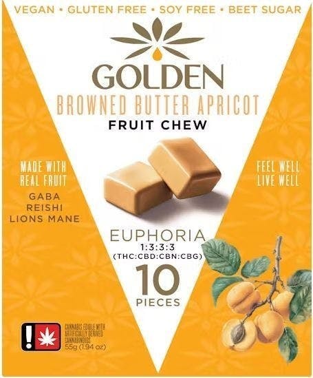 Golden: Brwn Butter Apricot Euphoria Fruit Chews - /