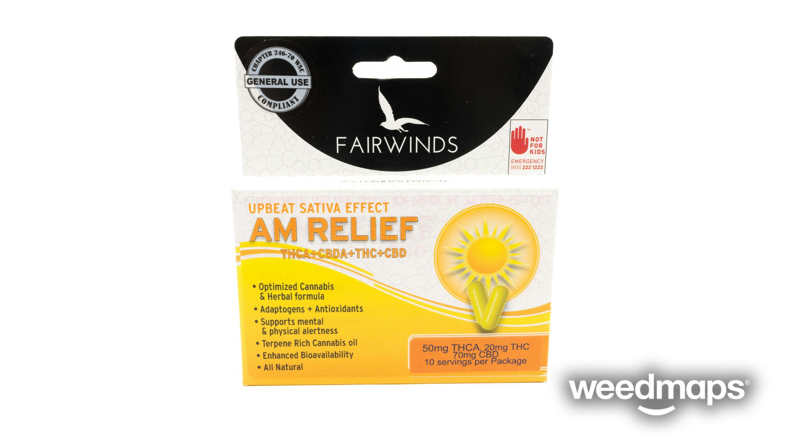 Fairwinds - Capsule AM Relief 10mg (10 Serve)