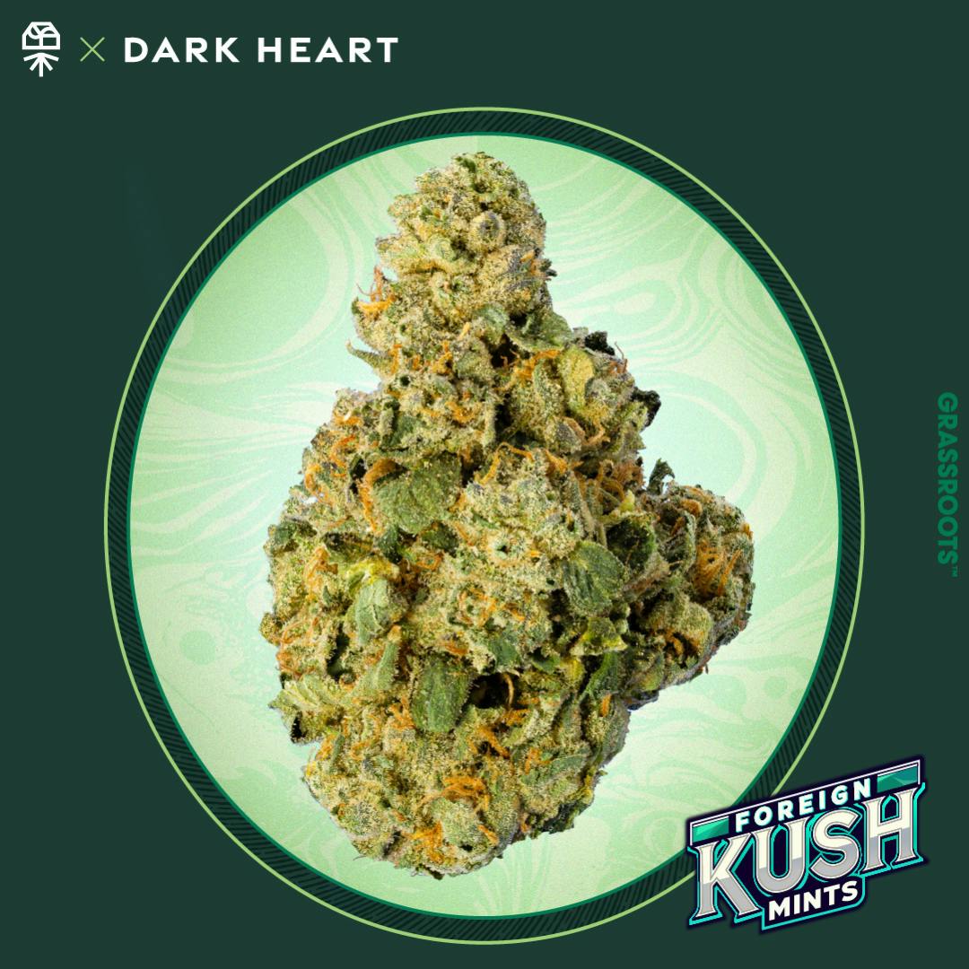 Grassroots - 3.5g - Foreign Kush Mints - Diamond Infused - 39.75% THC