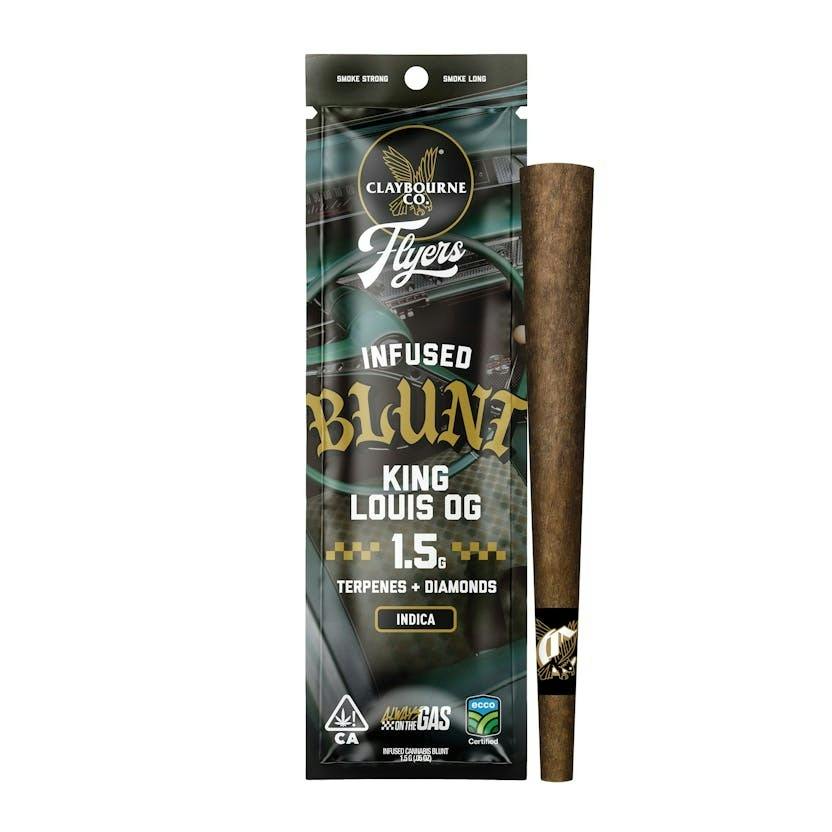 Claybourne Co. Flyers - Infused Blunt - 1.5g - 1ct King Louis OG