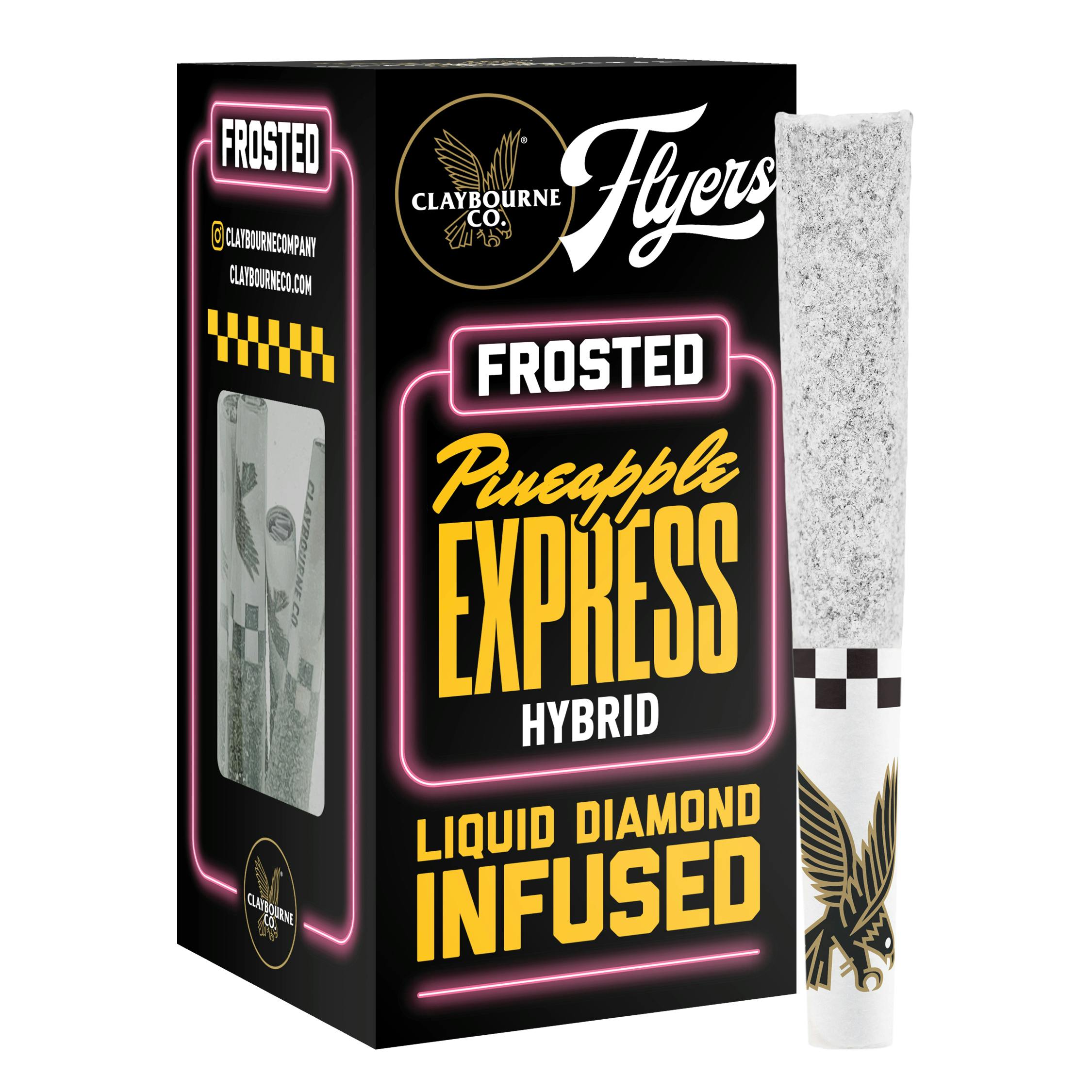 Claybourne Co Flyers Frosted - Infused Pre-roll - 2.5g - 5ct Pineapple Express