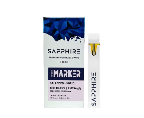 Sapphire - Permanent Marker - AIO Disposable - 1g (90.42%)