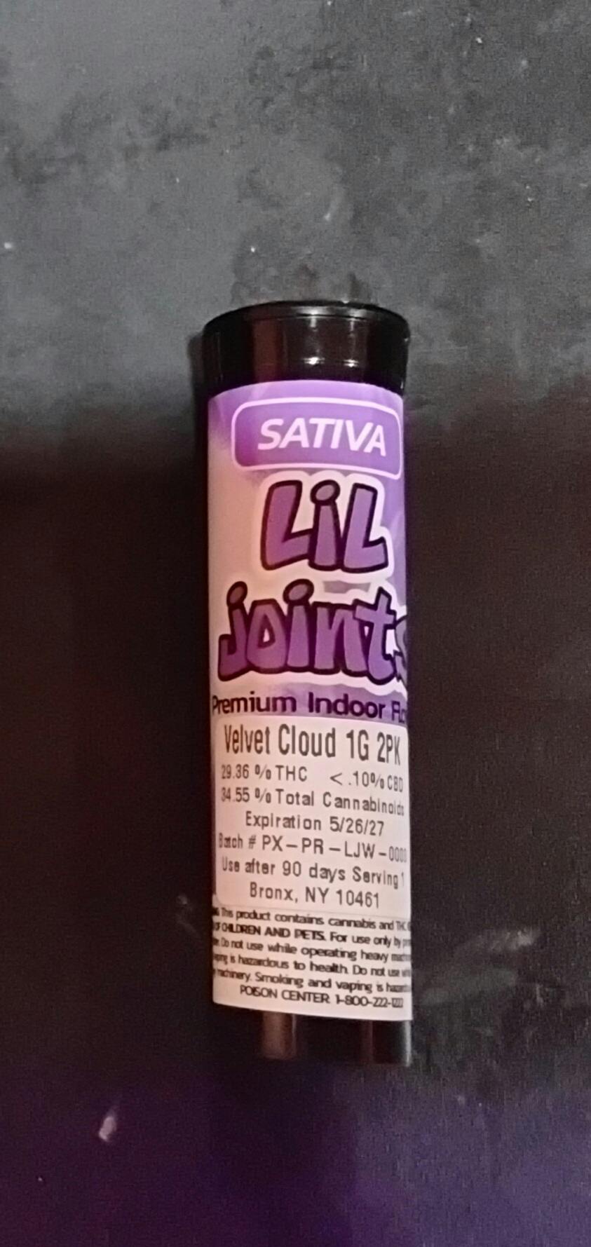 lil joints 2PK Velvet Cloud