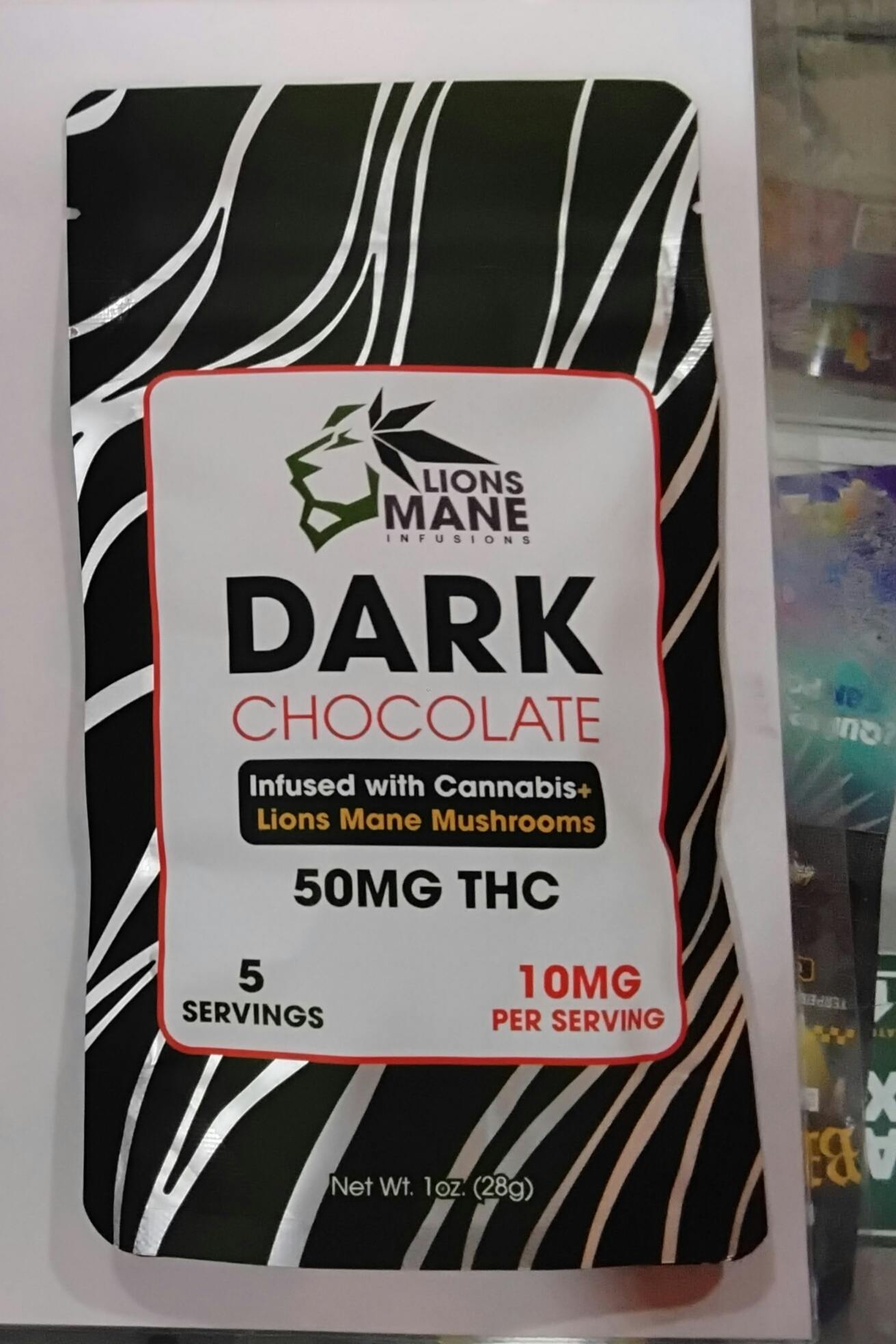 Lions Mane Infusions - Dark w/ Mushroom - 50mg