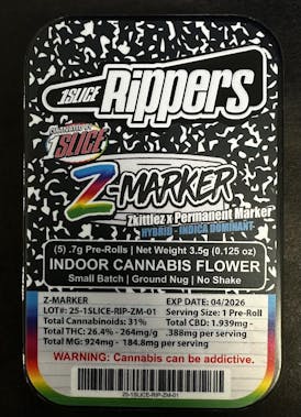 1Slice - Rippers - ZMarker - Pre-Roll Pack - 3.5g