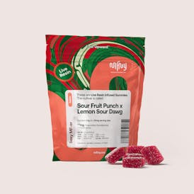 MFNY - Sour Fruit Punch x Lemon Sour Dawg Live Resin Gummies - 100mg