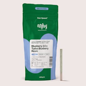 Mfny - Blueberry 2.0 x Turbo Blueberry - Live Resin Infused Preroll - .75g